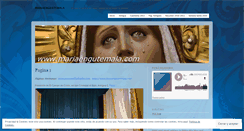 Desktop Screenshot of mariaenguatemala.com